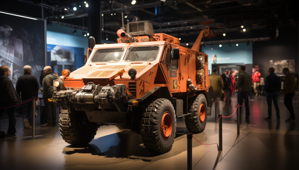 Wissenschaft / Hightech - Die Delta-2-Rakete ist bereit und in Position für die Ausstellung